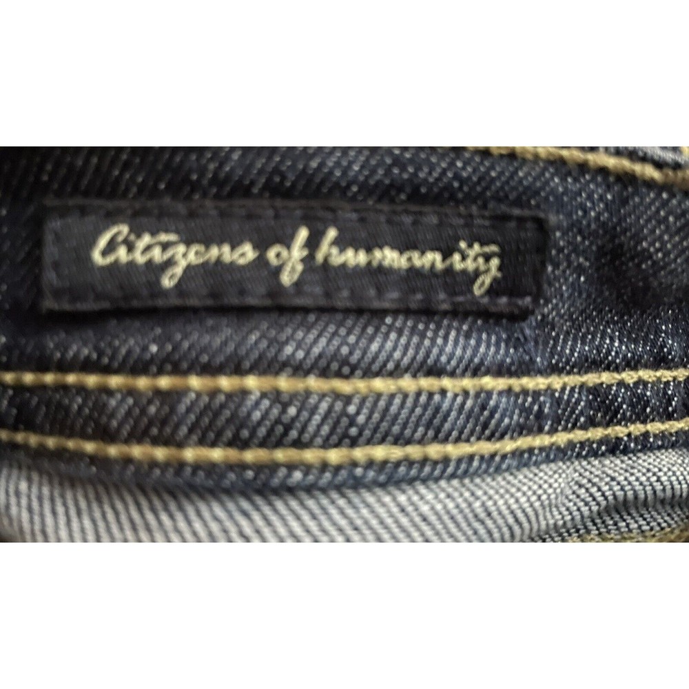 Citizens of Humanity Bootcut Jeans Womens Sz. 28 Blue Dark Low Rise 31 in. Waist - Picture 6 of 9